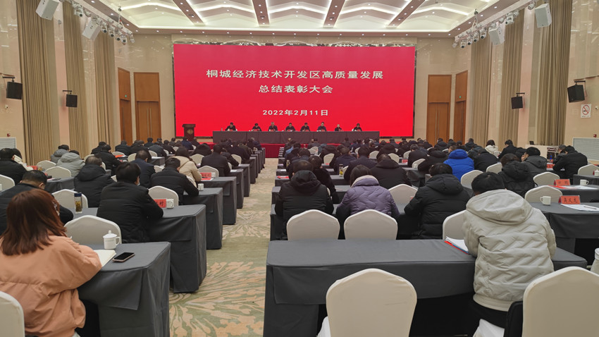 桐城經濟技術開發區召開高質量發展總結表彰大會.jpg