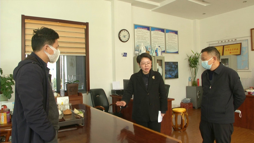 金秋明在新渡鎮實地調研企業.jpg