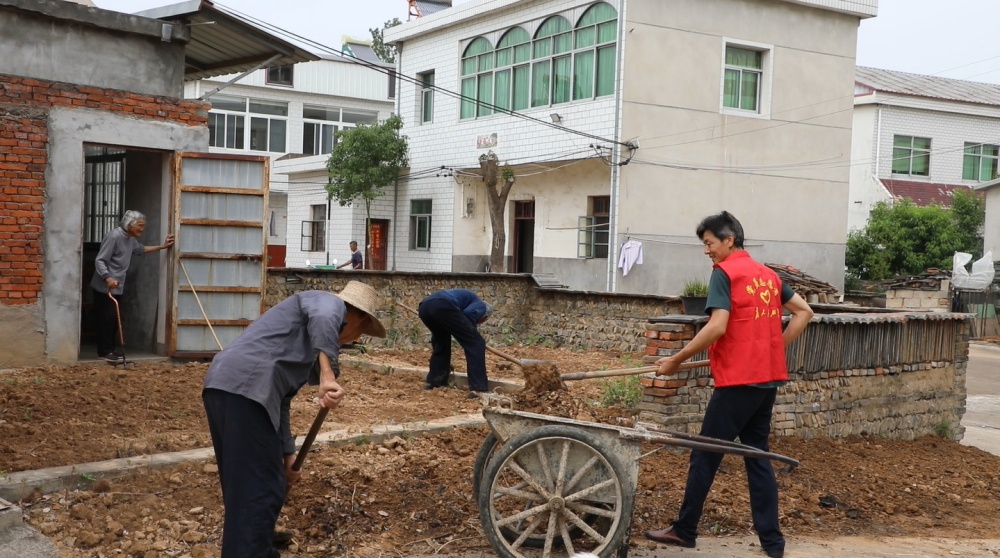 圖為呂亭鎮(zhèn)村干部“宜居桐城”行動.jpg